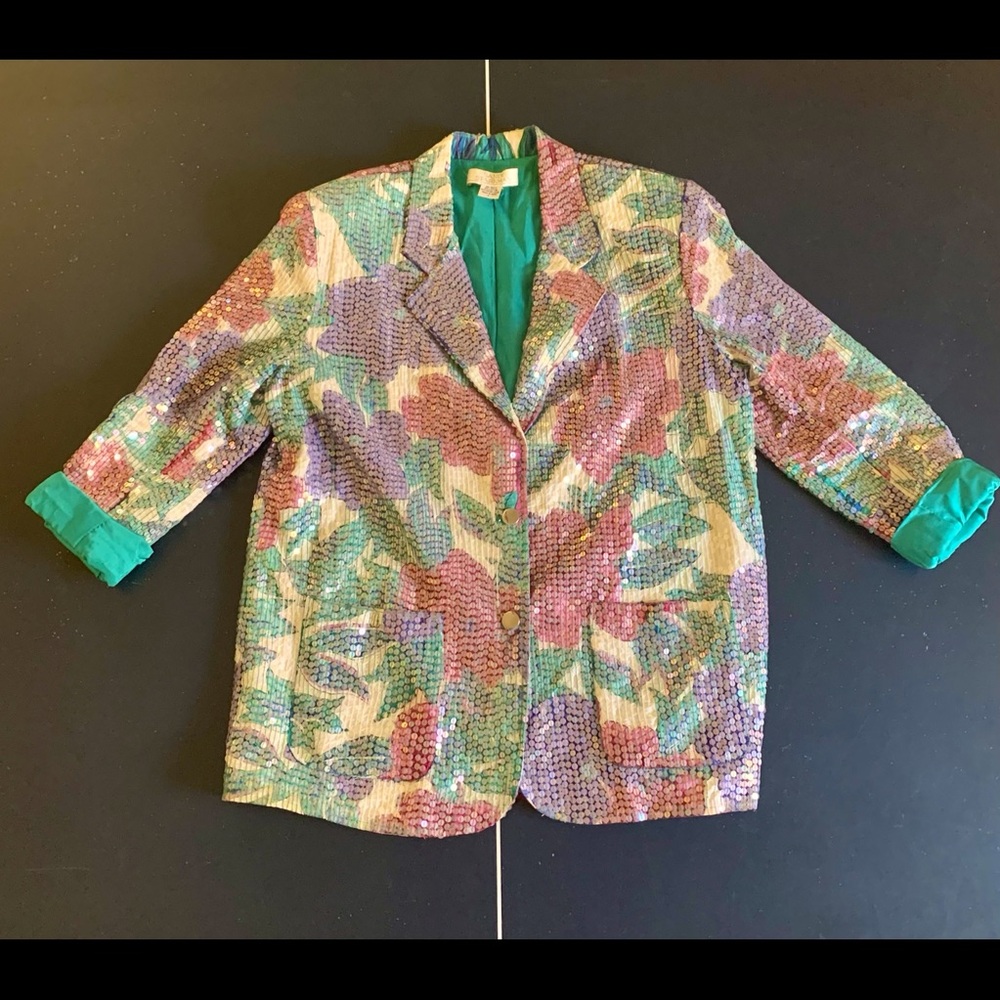 Vintage Sandy Starkman Sequin Jacket